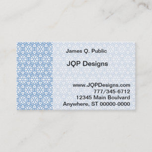 Bus. Kaart - Hexagon & Bars (v.2) Visitekaartje