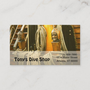 Bus. Kaart - Houten capsules Visitekaartje