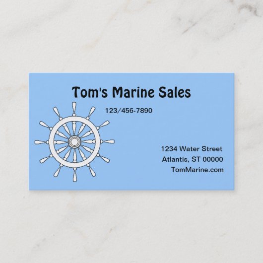 Bus. Kaart - Hulp bij verzending Visitekaartje (Voorkant)