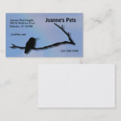 Bus. Kaart - Hummingbird Silhouette Visitekaartje (Voorkant / Achterkant)