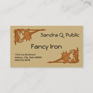 Bus. Kaart - Leafy Brackets Visitekaartje