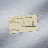 Bus. Kaart (mag) - Hoofdstenen Magnetisch Visitekaartje (Voorbeeld)