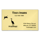 Bus. Kaart (mag) - Shore Birds Visitekaartje Magneet (Voorkant)