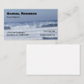Bus. Kaart - Ocean Waves Visitekaartje (Voorkant / Achterkant)
