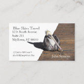 Bus. Kaart - Pelikaan op Pier Visitekaartje (Voorkant)