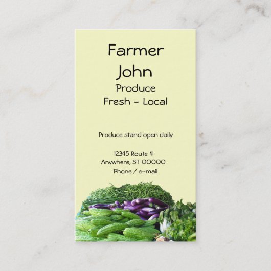 Bus. Kaart - Productie Visitekaartje (Voorkant)