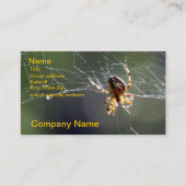 Bus. Kaart - Spider op internet Visitekaartje (Voorkant)