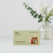 Bus. Kaart - Spoelen van garen Visitekaartje (Staand voorkant)