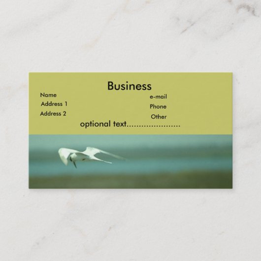 Bus. Kaart - Tern Visitekaartje (Voorkant)