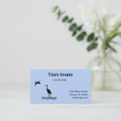 Bus. Kaart - VogelAfbeeldingen Visitekaartje (Staand voorkant)