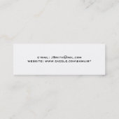 Bus. Kaart - Windmills Mini Visitekaartje (Achterkant)