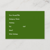  BUS.KAART/WITTE LOTUSBLOESEM/LELIEPAD VISITEKAARTJE (Achterkant)