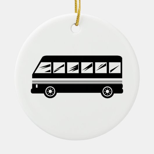 Bus Keramisch Ornament (Voorkant)