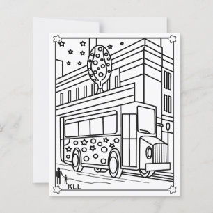 Bus kleurplaten kinder
