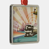 Bus Metalen Ornament (Rechts)
