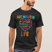 Bus Monitor Life Appreciation Week Back to School  T-shirt (Voorkant)