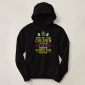 Bus Monitor School Bus Attendent Assistant Appreci Hoodie (Design voorkant)