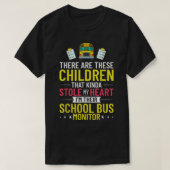 Bus Monitor School Bus Attendent Assistant Appreci T-shirt