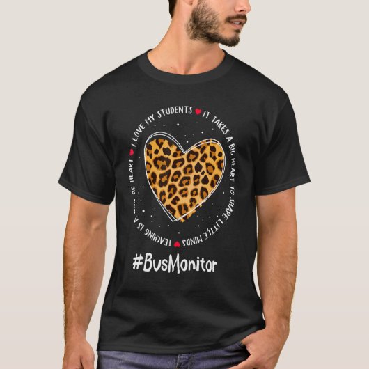 Bus Monitor Squad Admin Waardeweek terug naar T-shirt (Voorkant)
