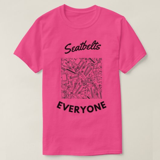Bus naar school terugkeren naar school t-shirt (Design voorkant)