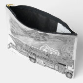 Bus op een Accessoire Pouch Etui (Open)