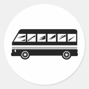 Bus Ronde Sticker
