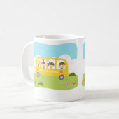 Bus School Terug naar school Mok (Voorkant links)