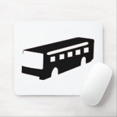Bus Silhouette Muismat (Met muis)