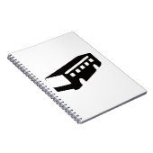 Bus Silhouette Notitieboek (Rechterzijde)