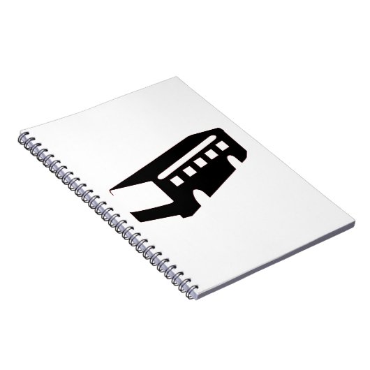 Bus Silhouette Notitieboek (Rechterzijde)