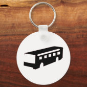 Bus Silhouette Sleutelhanger (Voorkant)