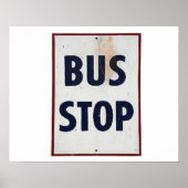 Bus Stop Poster (Voorkant)