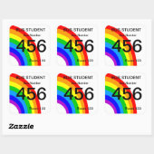 Bus Student Sticker - Rainbow (Vel)