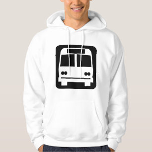 Bus-symbool - zwart hoodie