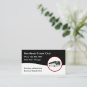 Bus Tour Travel Club Visitekaartje (Staand voorkant)