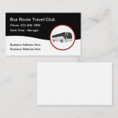 Bus Tour Travel Club Visitekaartje (Voorkant / Achterkant)