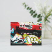 Bus turístico de Madrid (España) Briefkaart (Staand voorkant)