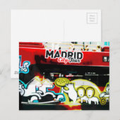 Bus turístico de Madrid (España) Briefkaart (Voorkant / Achterkant)