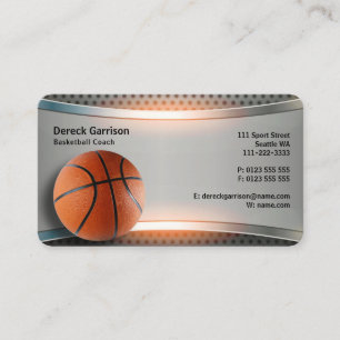 Bus   van het basketbal Sport Visitekaartje