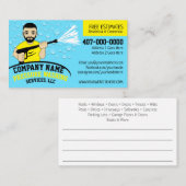  bus voor het wassen en reinigen van de druk visitekaartje (Voorkant / Achterkant)