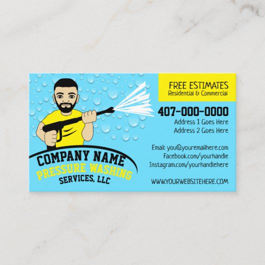  bus voor het wassen en reinigen van de druk visitekaartje (Voorkant)