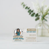  bus voor het wassen en reinigen van de druk visitekaartje (Staand voorkant)