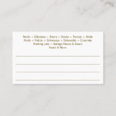  bus voor het wassen en reinigen van de druk visitekaartje (Achterkant)