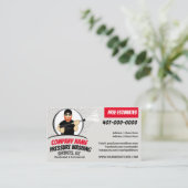 bus voor het wassen en reinigen van de druk visitekaartje (Staand voorkant)