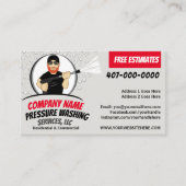 bus voor het wassen en reinigen van de druk visitekaartje (Voorkant)