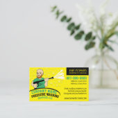 bus voor het wassen en reinigen van de druk visitekaartje (Staand voorkant)