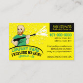 bus voor het wassen en reinigen van de druk visitekaartje (Voorkant)