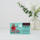  bus voor het wassen en reinigen van de druk visitekaartje (Staand voorkant)