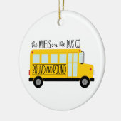 Bus Wheels Song Keramisch Ornament (Links)