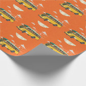  Bus: Wolken Textuur Achtergrond Cadeaupapier (Hoek)